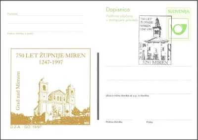 750 LET ŽUPNIJE MIREN 1247 - 1997